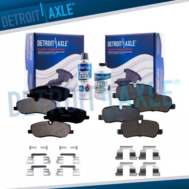 Front & Rear Ceramic Brake Pads Kit for 2006 - 2008 2009 LR3 Range Rover Sport