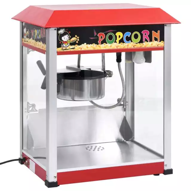 Machine à pop-corn avec pot de cuisson en téflon 1400 W vidaXL 2