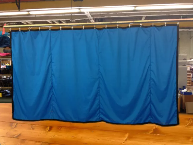 Royal Blue Curtain/Stage Backdrop/Partition, Non-FR, 9 H x 15 W