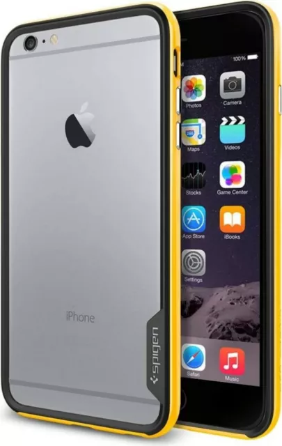 Spigen SGP11060 Custodia e Pellicola Protettiva per Apple iPhone 6 Plus, Giallo