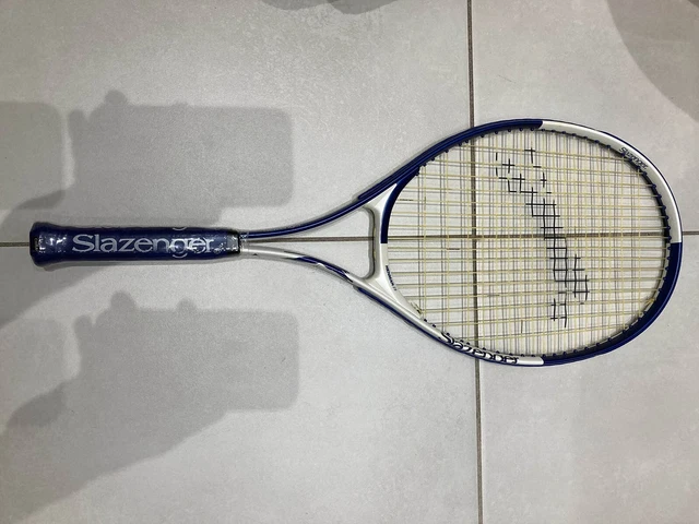 Tête De Raquette De Tennis Slazenger Pro Twenty7 Tim Henman Signature - 98 Ci, état Très Correct