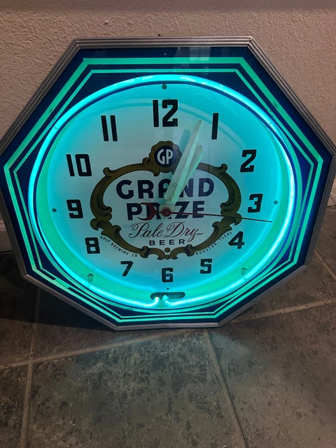 Grand Prize Beer NPI Clock