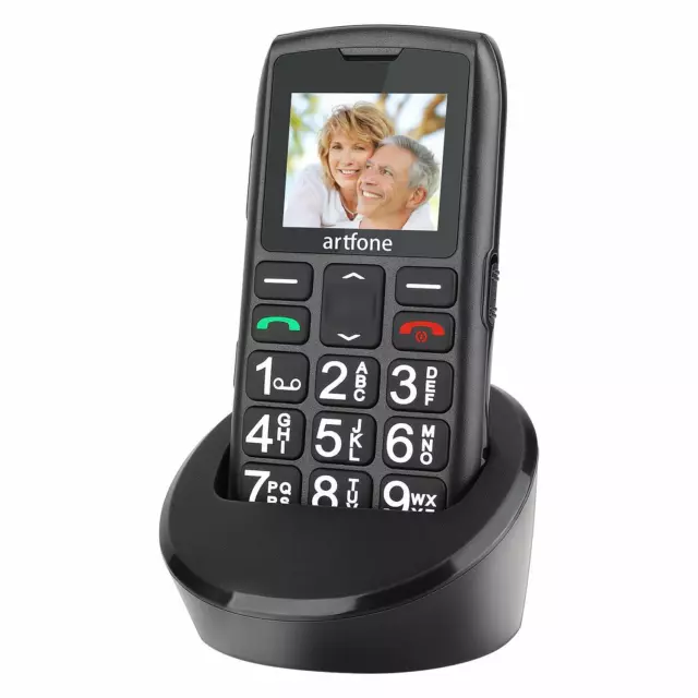 ARTFONE C1 TELEFONO Cellulare per Anziani con Tasti Grandi, 2G GSM (z1e)  EUR 48,45 - PicClick IT