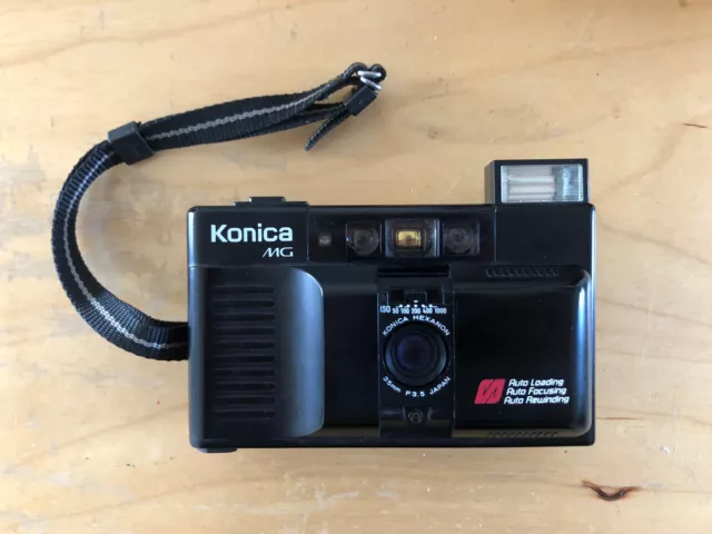 Konica MG 35mm Point & Shoot Film Camera