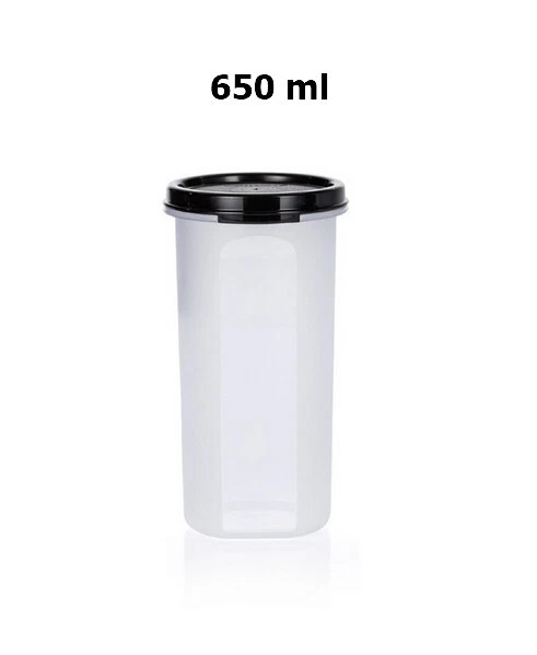 Tupperware Dose Rund TUPPERWARE EIDGENOSSE RUND 650 ml Vorrat Dose Box Behälter Modular B ...