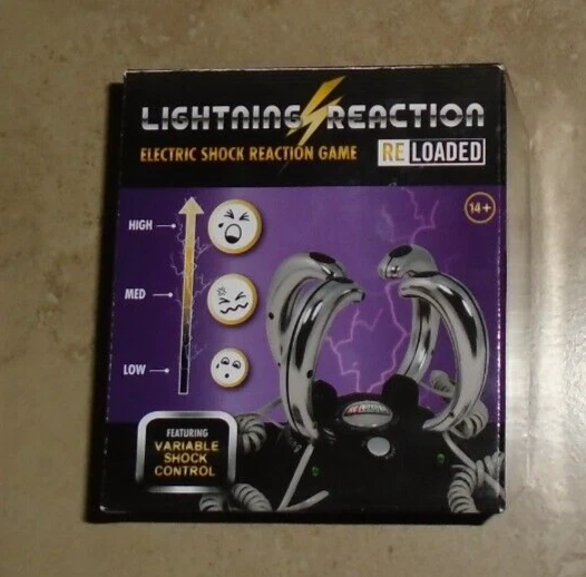 NEW LIGHTNING REACTION Reloaded, Party Game, Electric Shock Reaction