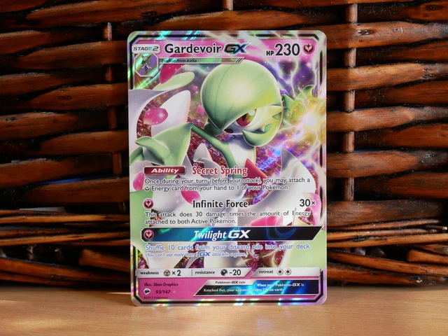 Pokemon Gardevoir GX 93/147 | HALBE KUNST | NM fast neuwertig | Brennende Schatten | 2017