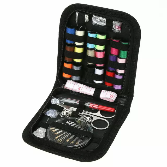 Various Box Bag Sewing Set Thread Stitches Needles Tools Kit Clothes UK POST