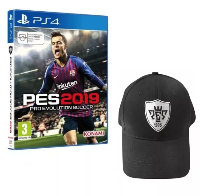 Pes 2019 Gioco Italiano Ps4 + Cappellino Pro Evolution Soccer Limited Edition