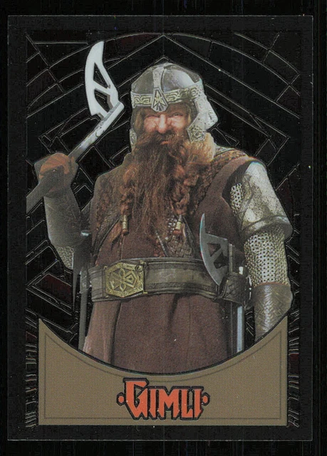 2006 Lord of the Rings Evolution Stained Glass #S6 Gimli