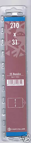 1 Blister 25 Bandes fond noir double soudure 210x31