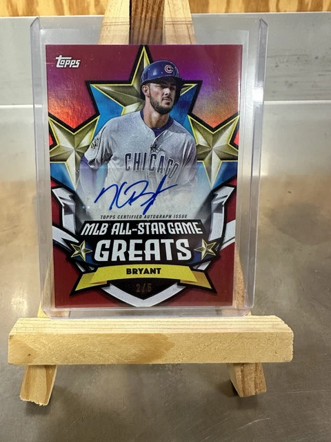MLB   KRIS BRYANT 直筆サインカード BV$500超え? K.ブライアント 15枚限定 直筆サインカード 2017