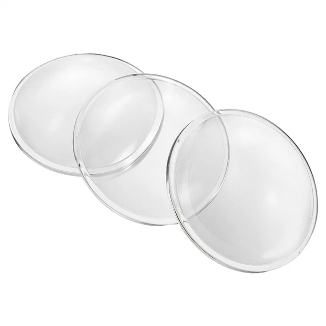 Optical Disc Transparent 3PCS LED OPTICAL Convex Condenser Lens with Edge, 75mmx25mm £25.95 ...