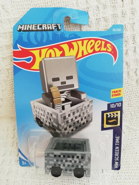 HOT WHEELS Minecraft Skeleton HW Screen Time 10/10 Sealed