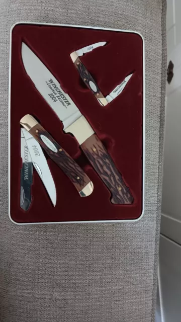 Winchester 2004 Limited Edition Tin Gift Set 3pc Knives