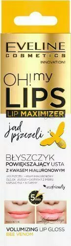 Eveline Cosmetics OH ! MY LIPS Lip Plumper maximisateur brillant venin d'abeille 4,5 ml