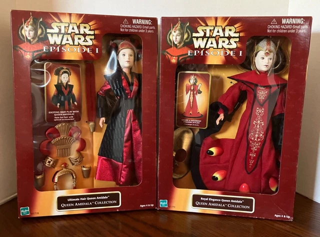 LOT OF 2 Star Wars Episode 1 Dolls, Queen Amidala 12' Dolls-61778 & 61779 NRFB! LOT OF 2 Star Wars Episode 1 Dolls, Queen Amidala 12' Dolls-61778 & 61779 NRFB!