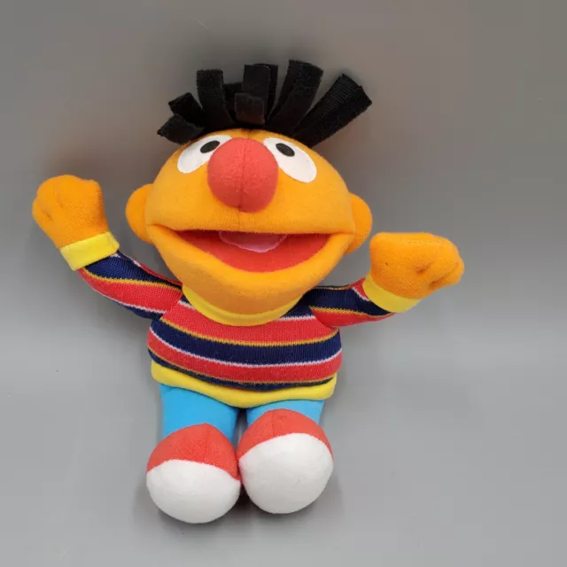 Sesame Street Ernie Stuffed Animal Plush Doll Fisher Price floppy hair 7 inch 2