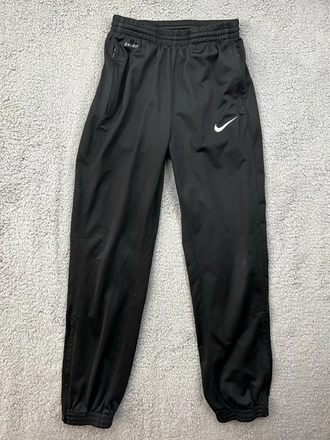 Nike Dri-Fit Academy Tapered Football Soccer Pants Pocket Youth Medium Black