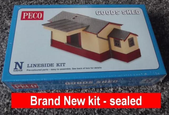 NB-6 PECO N Gauge Plastic kit Wooden type Goods Shed. Brand New UNOPENED