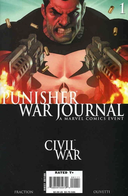 Punisher War Journal (2nd Series) #1 FN; Marvel | Matt Fraction Civil War - we c
