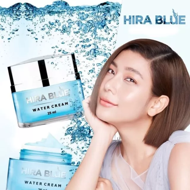 Hira Blue Water Cream Day & Night Whiten Skin Care Wrinkles