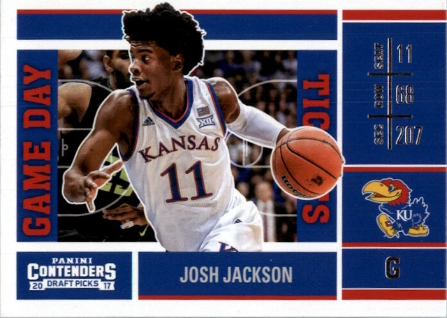 2017-18 Panini Contenders Draft Picks Game Day Tickets #3 Josh Jackson