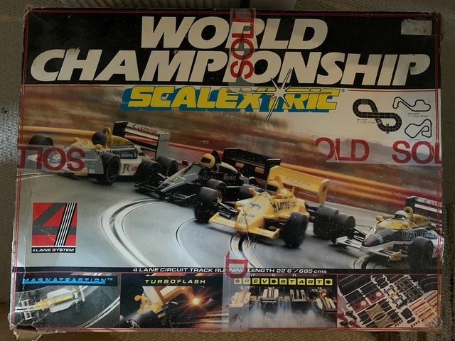 SCALEXTRIC WORLD CHAMPIONSHIP Racing Set 72.00 PicClick UK