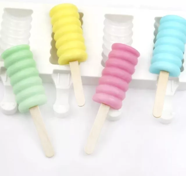 Multi Style Silicone Ice Cream Mould Lolly Posicle Maker Diamond Cakesicle Mould 2