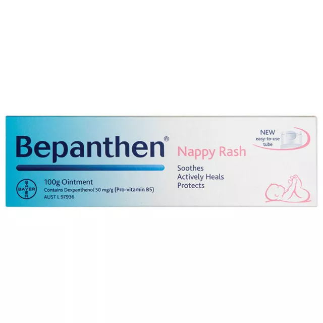 Bepanthen Nappy Care Ointment 100g Baby Every Day Protection Care of Nappy Rash