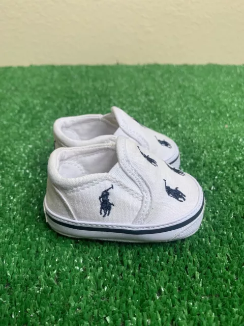 ralph lauren layette polo infant size 1 shoes in box 3