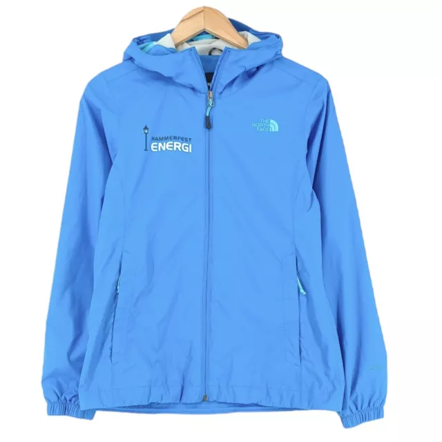 The North Face Hyvent Blu Giacca Impermeabile Traspirante Donna TAGLIA S