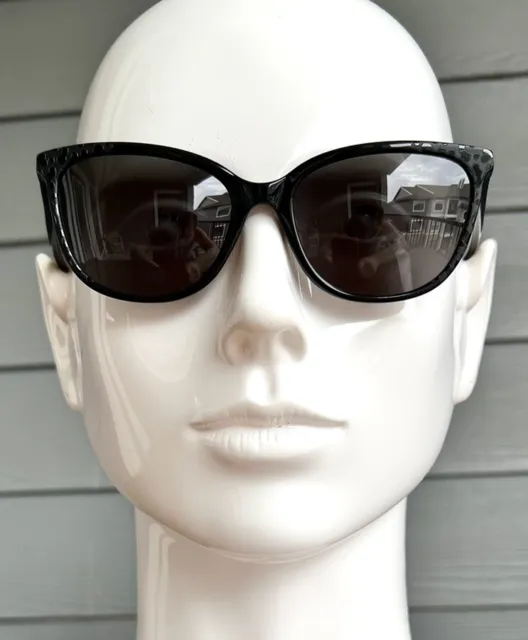 Diane Von Furstenberg Glenda 680s-001 Women's  Sunglasses 55-17-135 Black