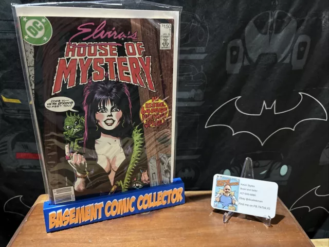 Elvira's House Of Mystery #1 - Newsstand - 1986 DC Comics Gemini Shipped