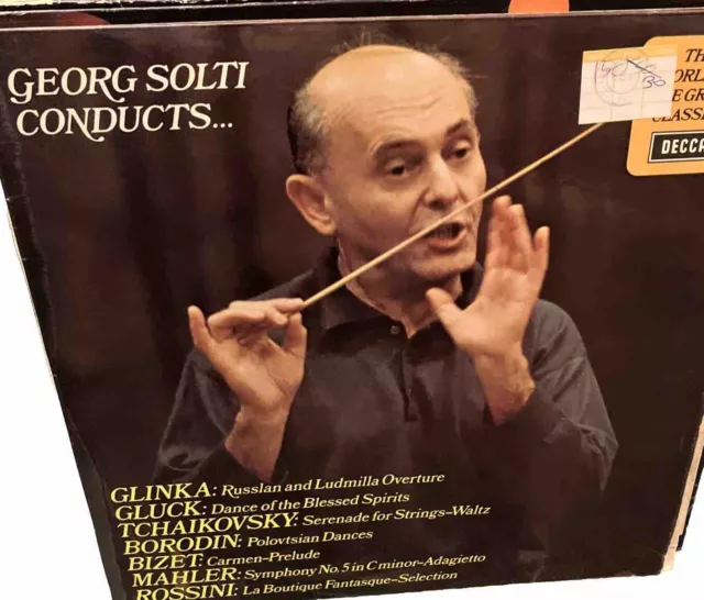 Georg Solti Conducts - Vinyl Record LP Album - 1971 Decca - SPA 127