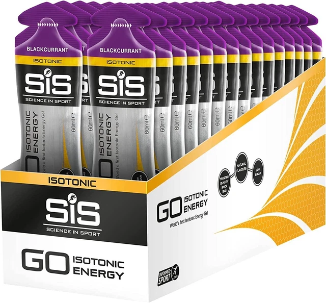 Science In Sport Sis Go Gel Isotonico Energetico, Gusto Ribes Nero, Confezione D