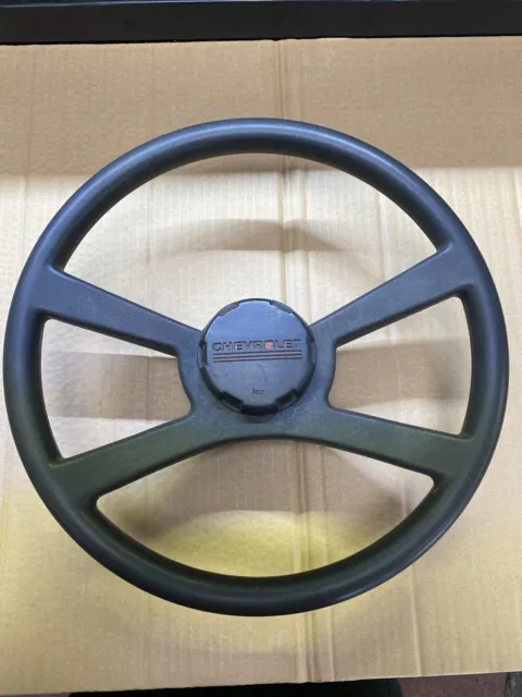 ✅⭐️ 88-94 Chevrolet GMC Truck SUV Steering Wheel W/ Horn Cap Black Sierra