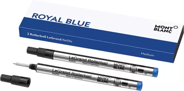 Montblanc Rollerball Legrand Refills (M) Royal Blue 124503 – Pen Refills for Me