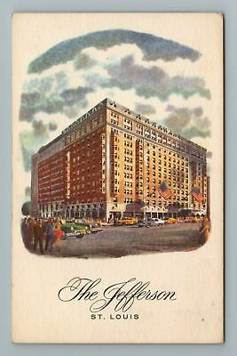 The Jefferson Hotel St  Louis MO Missouri Postcard