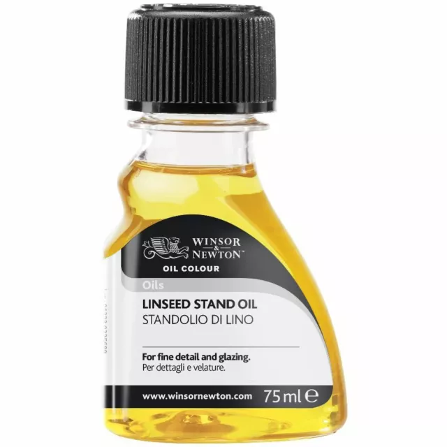 Winsor & Newton Linseed Stand Oil for Oil Painting 75ml