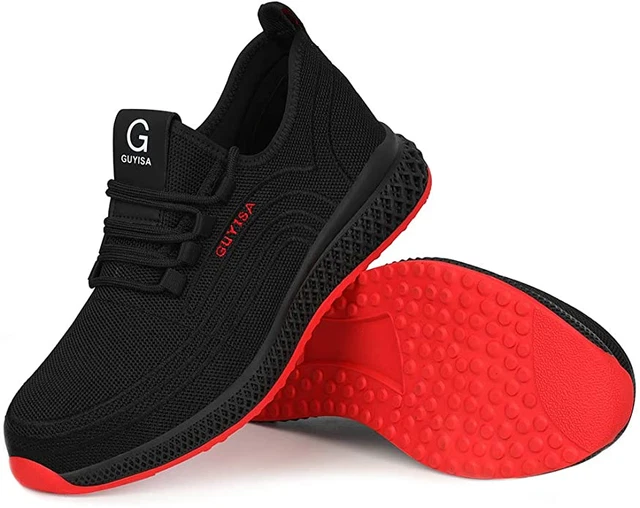 MENS SAFETY SHOES Work Trainers Womens Steel Toe Cap Lightweight Hiking ...