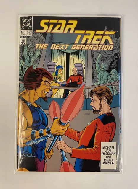 Star Trek : The Next Generation #2 • DC Comics • 1989 Bagged & Boarded VF/ NM