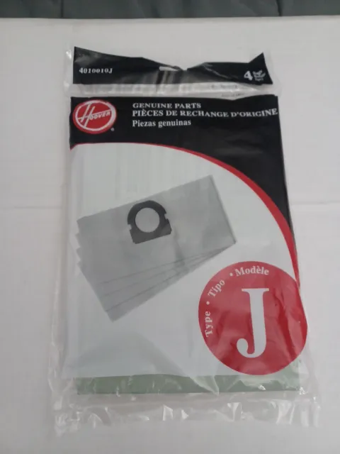 Genuine Hoover Type J Vacuum Cleaner Bags Style 4010010J OEM New