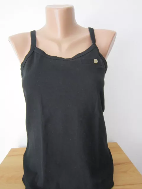 Schwarze Damen Frauen Top Oberteil Shirt Lacoste Gr 36