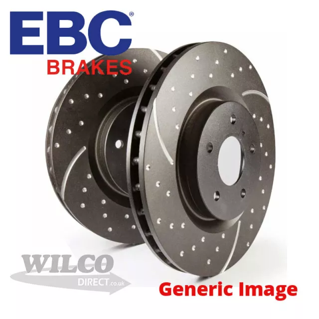 Lotus Elan Vauxhall Astra Cavalier Single EBC Grooved Brake Disc GD291