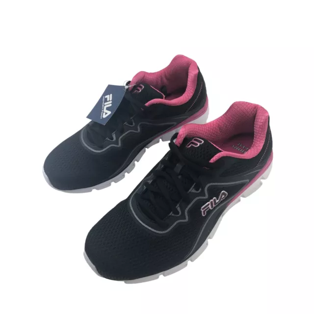 FILA Memory Vernato Sneakers Womens 11 Pink Black Trainers Athletic Shoes