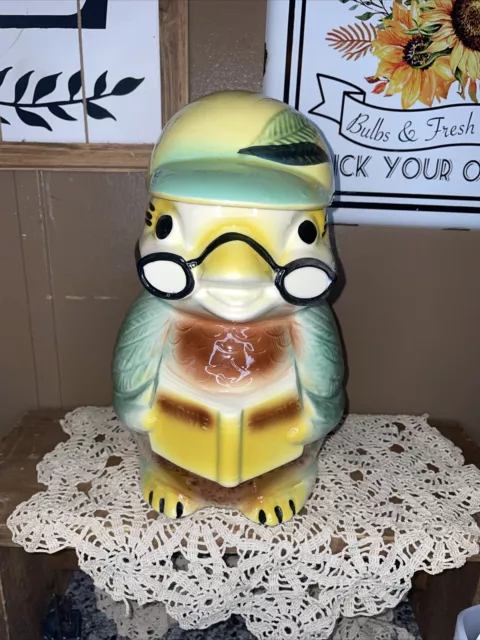 vintage bird cookie jar / Cookie Jar