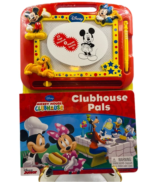 DISNEY MICKEY MOUSE Clubhouse Pals Drawing Board and Book Set