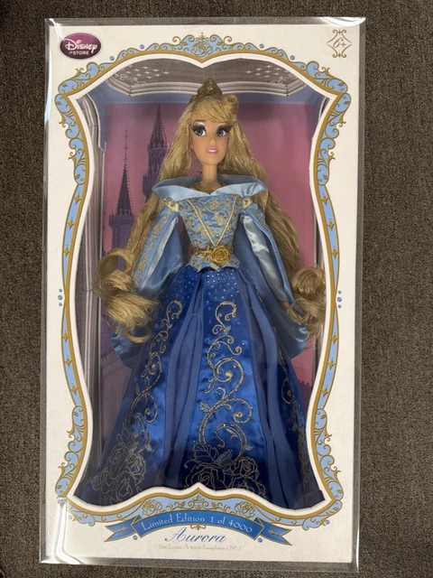 DISNEY STORE SLEEPING Beauty Aurora 17 Limited Edition Doll - Blue Dress  2014 260.70 - PicClick UK