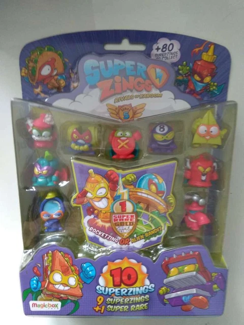 SUPER ZINGS SUPERZINGS Rivals Of Kaboom serie 5 Blister 10 pack gold ...